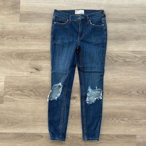Free People Dark Blue wash Jeans